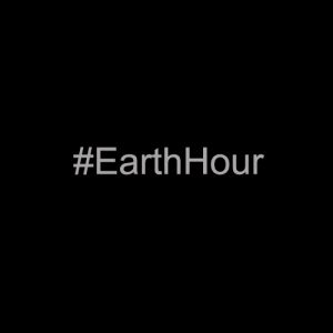 Text reads Hashtag Earth Hour