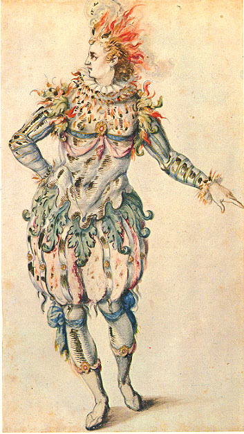 Masque costume "A Star" by Inigo Jones (17th century)
